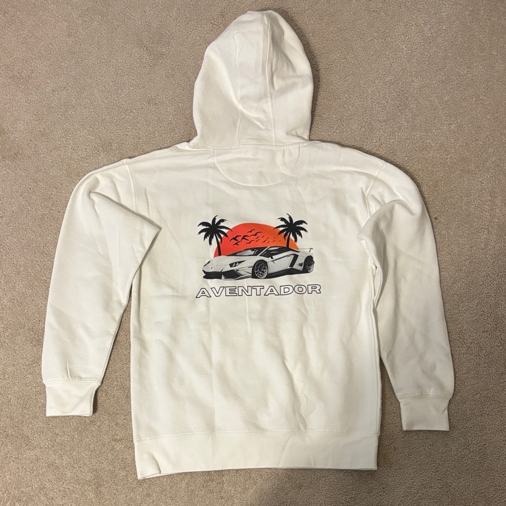 White McLaren W1 hoodie for Men